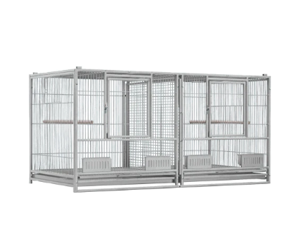 Kings Cages Superior Line SLFDD 4020 Extra Tier Cage 40X20X20 - Bonka Bird Toys