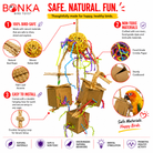 2635 Peekaboo Trio - Bonka Bird Toys