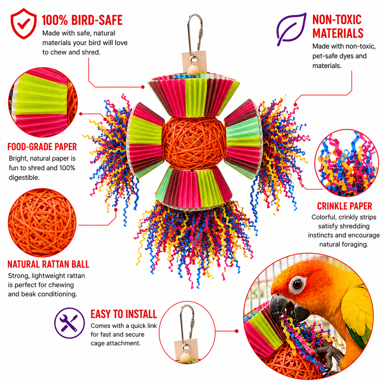 3488 Cake Party - Bonka Bird Toys