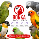 3885 Sola Heart Log - Bonka Bird Toys