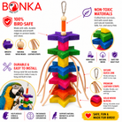 1510 Colored Colored Chunky Star - Bonka Bird Toys