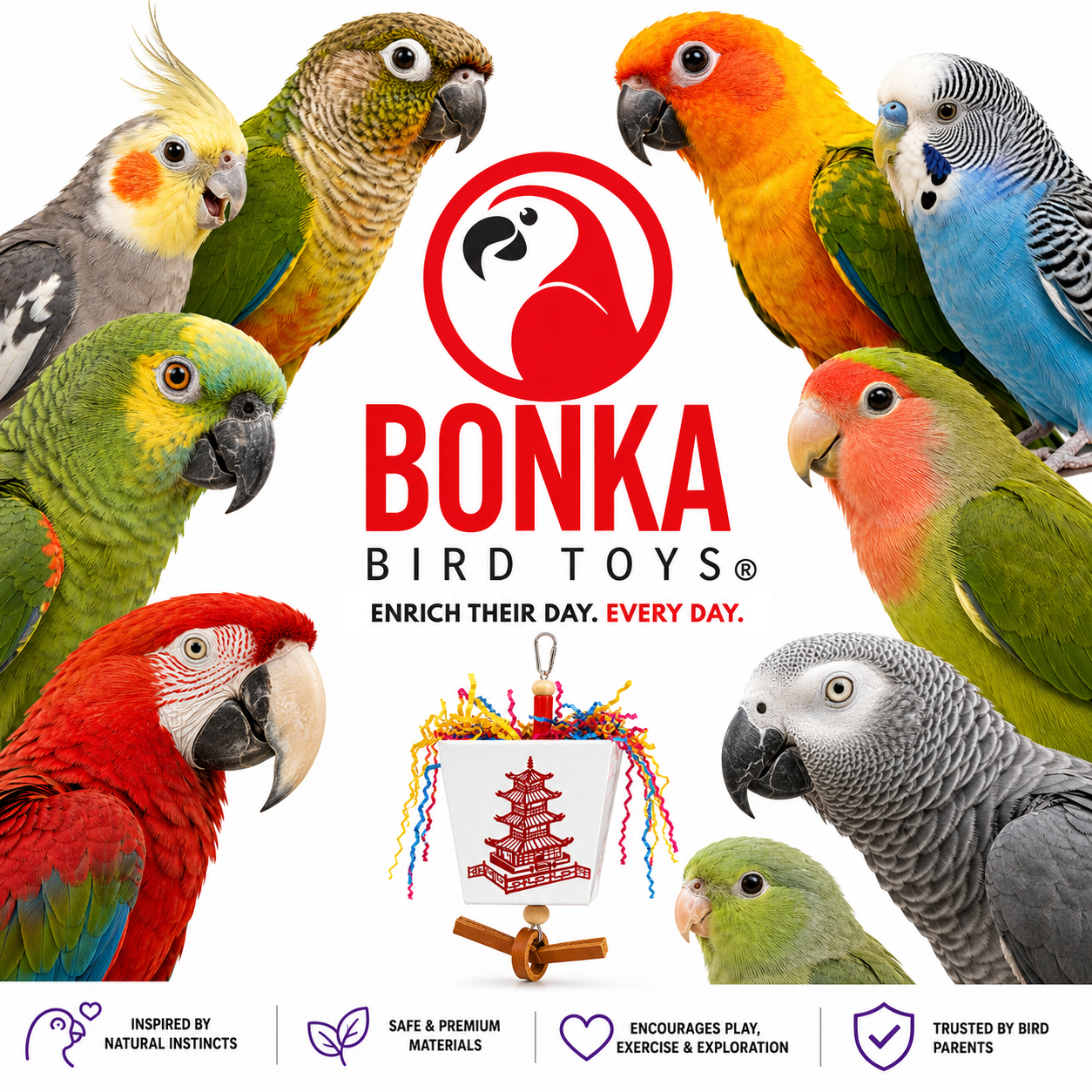 3875 Take Out - Bonka Bird Toys