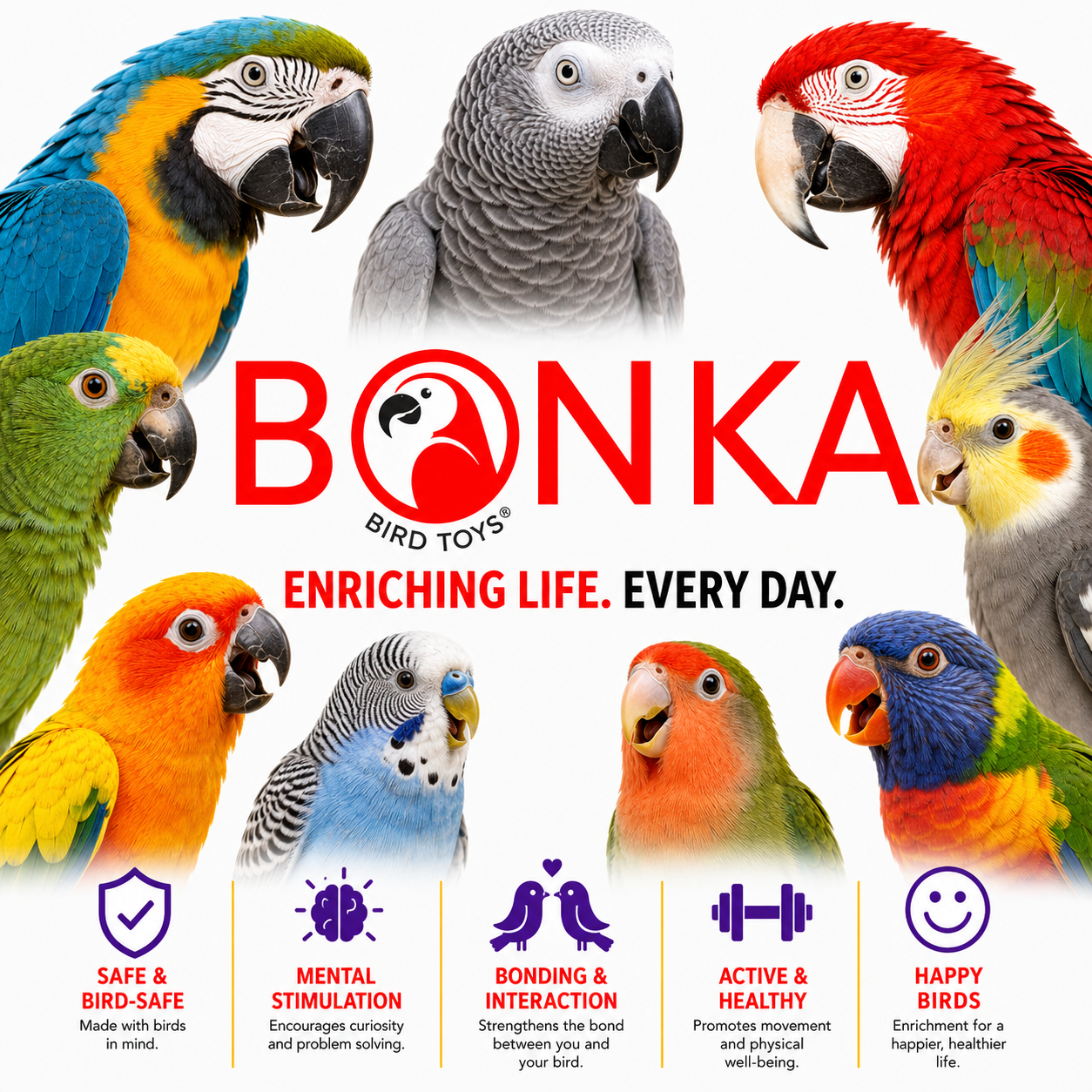 1355 Kick Ball Sneaker - Bonka Bird Toys