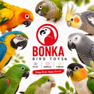 2597 Quad PVC Bird Perch - Bonka Bird Toys