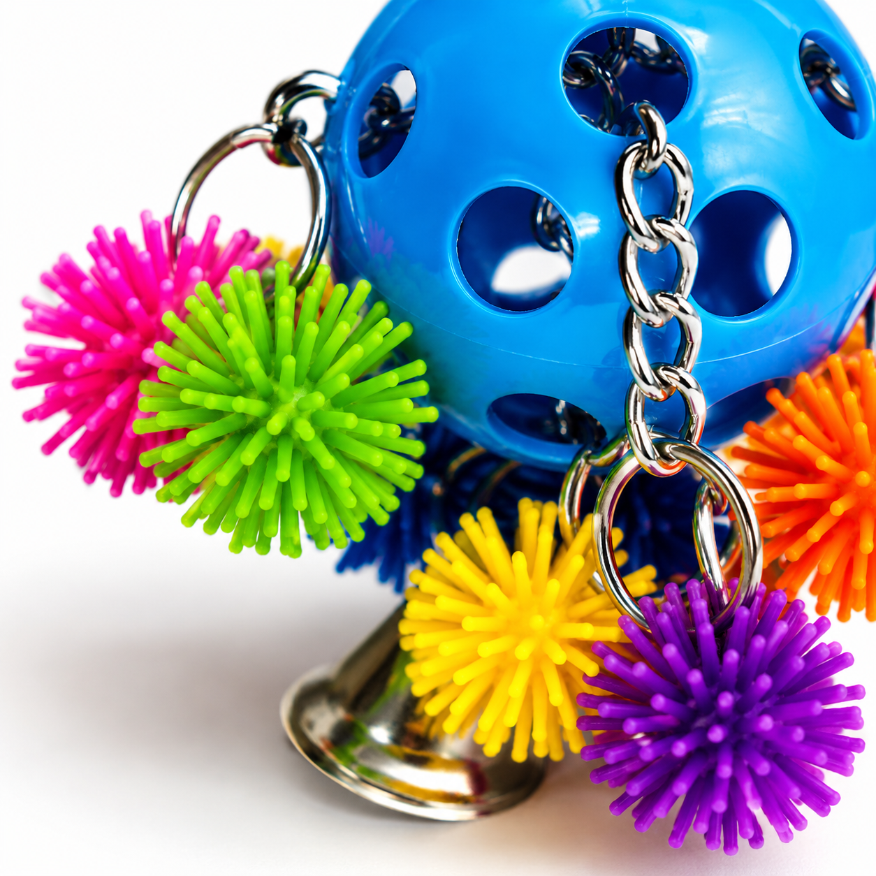 2304 Spikey Rainbow Pull - Bonka Bird Toys