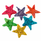 2783 Pk6 Small Color Vine Stars - Bonka Bird Toys
