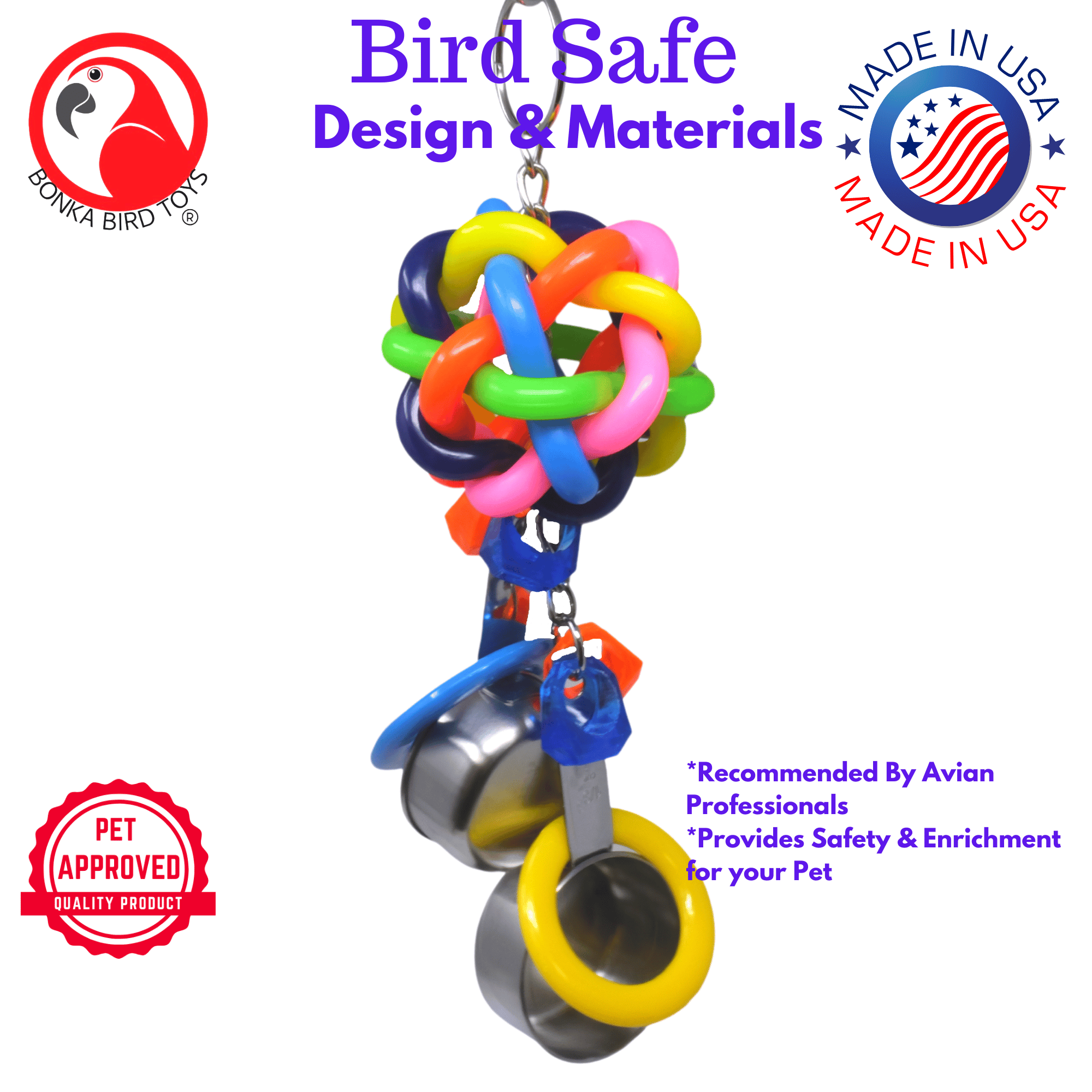 1595 Pot Ring - Bonka Bird Toys