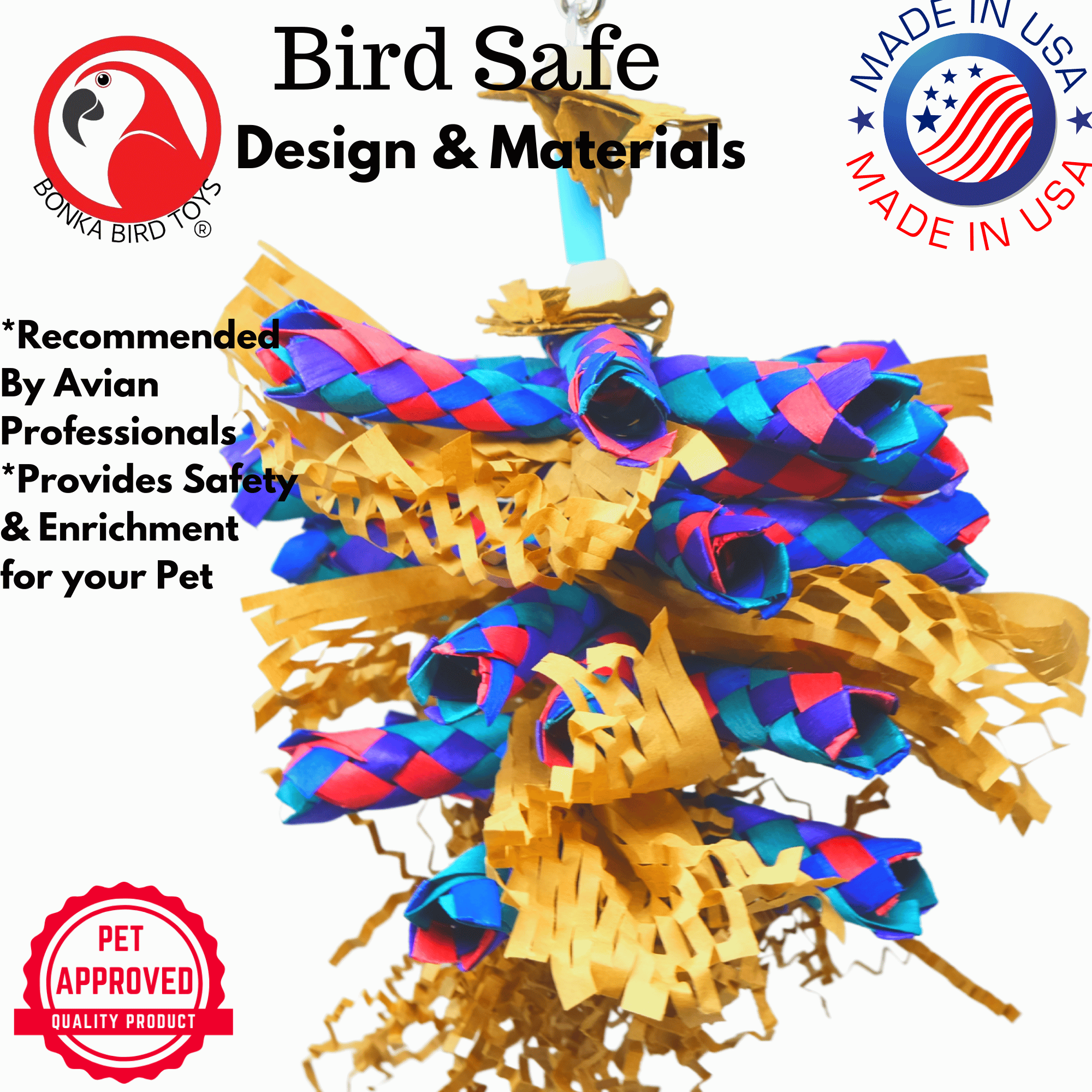 3450 Paper Shred - Bonka Bird Toys