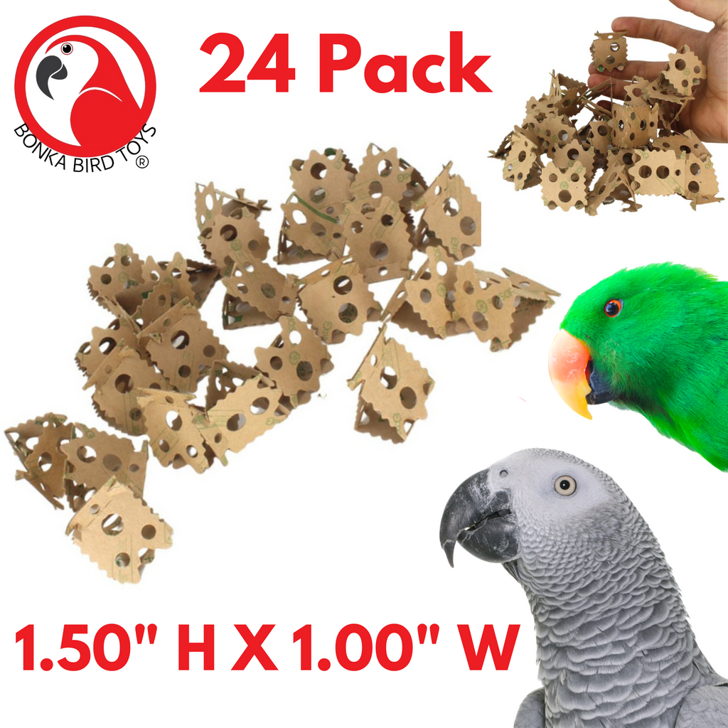 1222 24pk Foraging Card Crumbles from Bonka Bird Toys