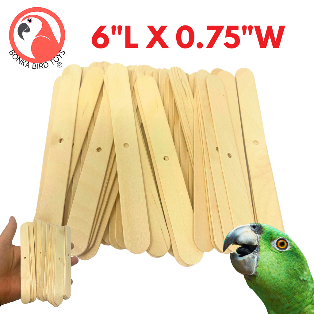 Pk100 Big Natural Wooden Chewy Sticks