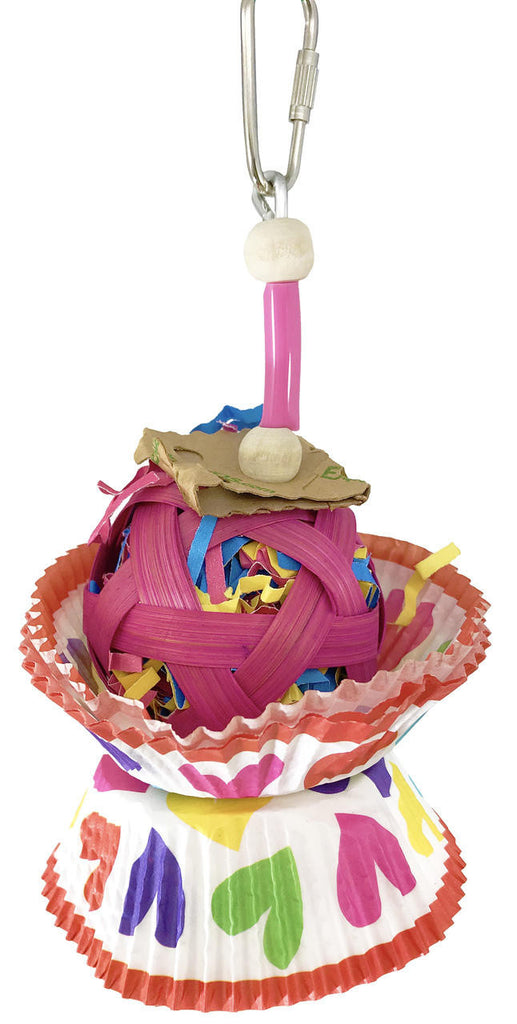 1080h Heart Cane Cake - Bonka Bird Toys