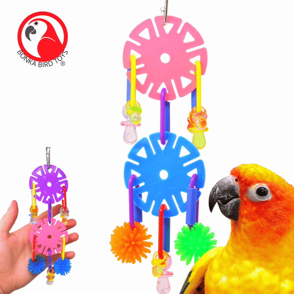 3670 Spikey Snowflake - Bonka Bird Toys