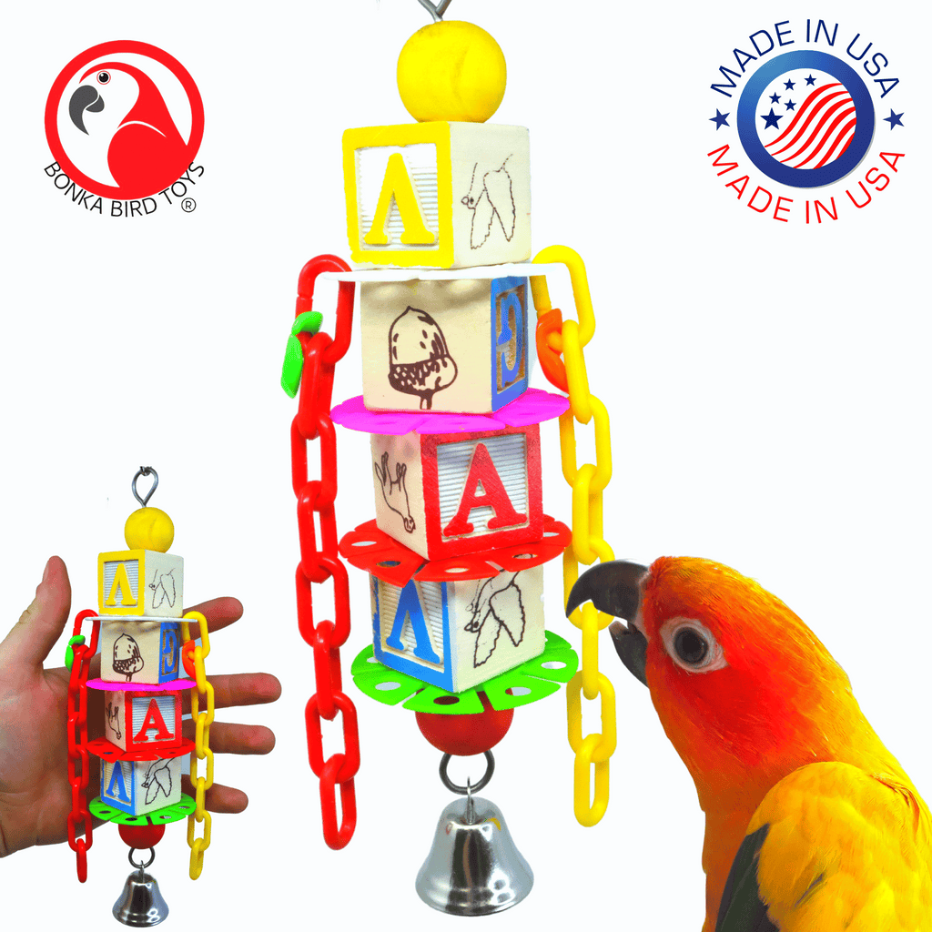 2264 Medium ABC Twirly - Bonka Bird Toys