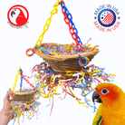 1615 Shred Basket Swing - Bonka Bird Toys