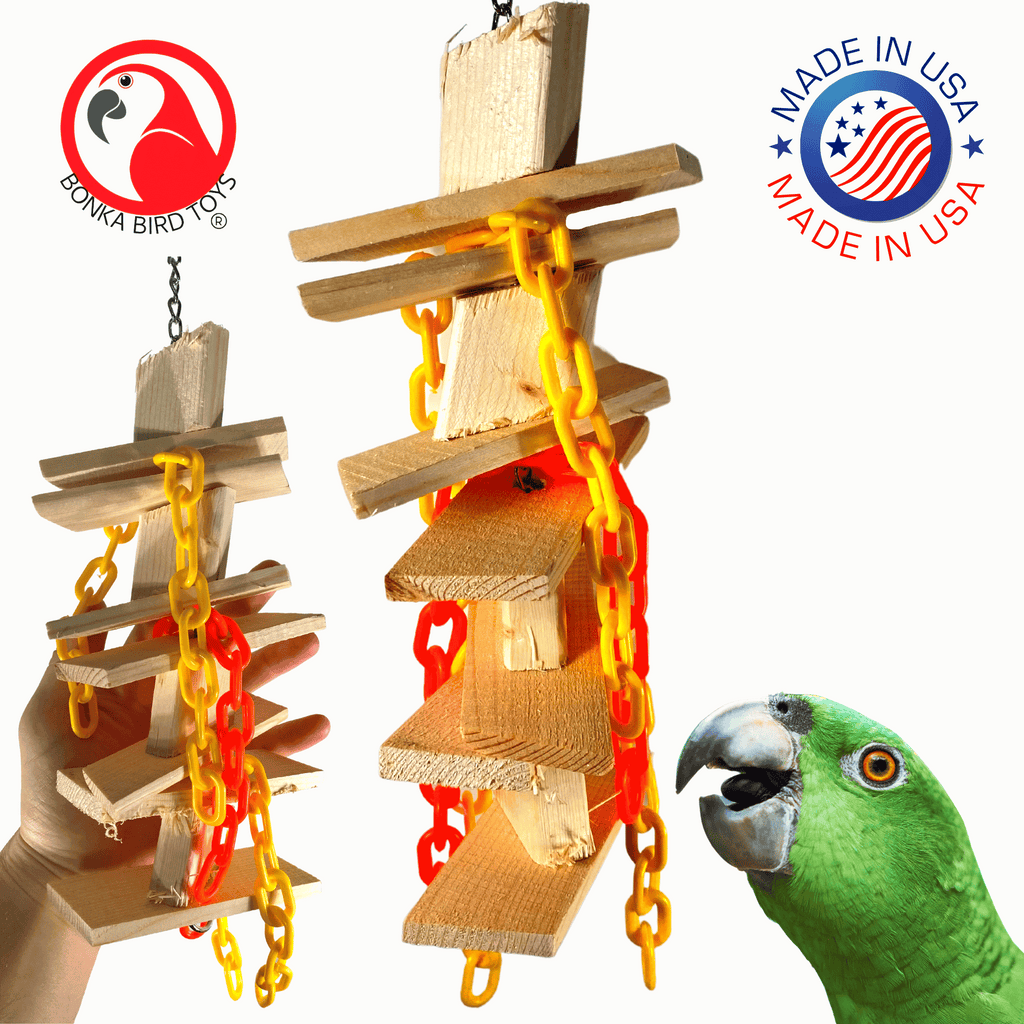 3900 Natural Chewy Chain Climber - Bonka Bird Toys