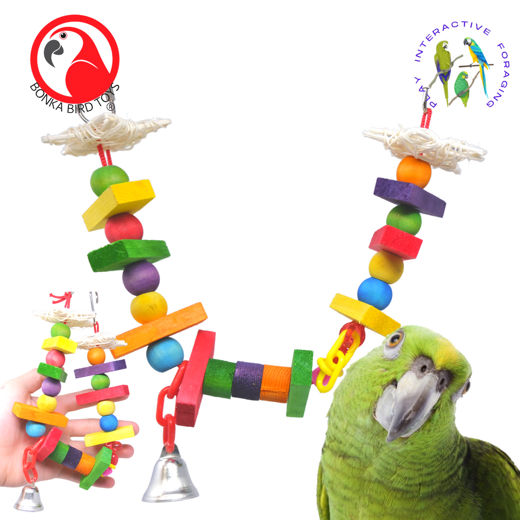 Bonka Bird Toys 2848 Tightrope Medium Bird Toy - Bonka Bird Toys