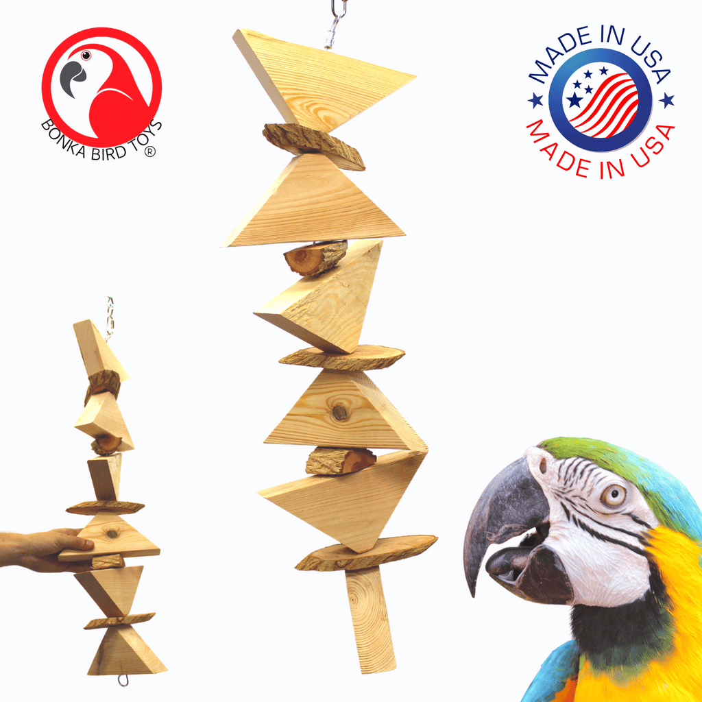 Natural Chunky V Tower - Bonka Bird Toys