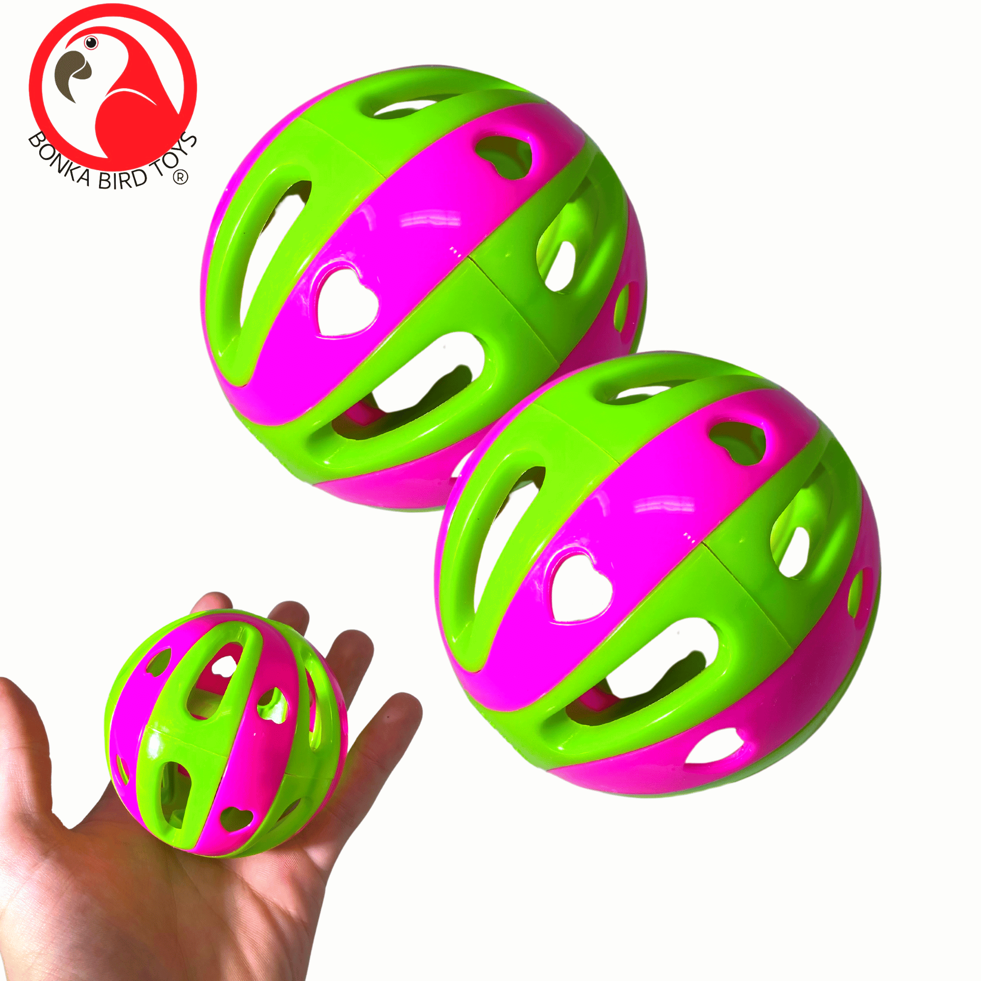 Carnival Balls Foot Talon Craft Part Bird Toys - Bonka Bird Toys