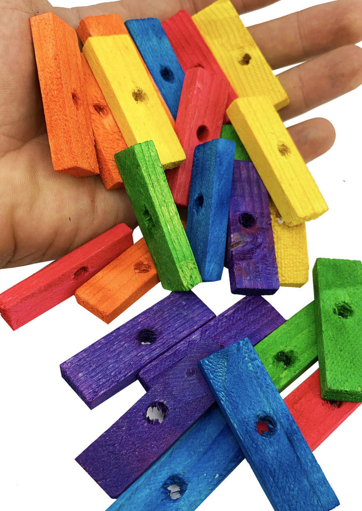 2107 24pk Tiny Wood Slat Stick - Bonka Bird Toys