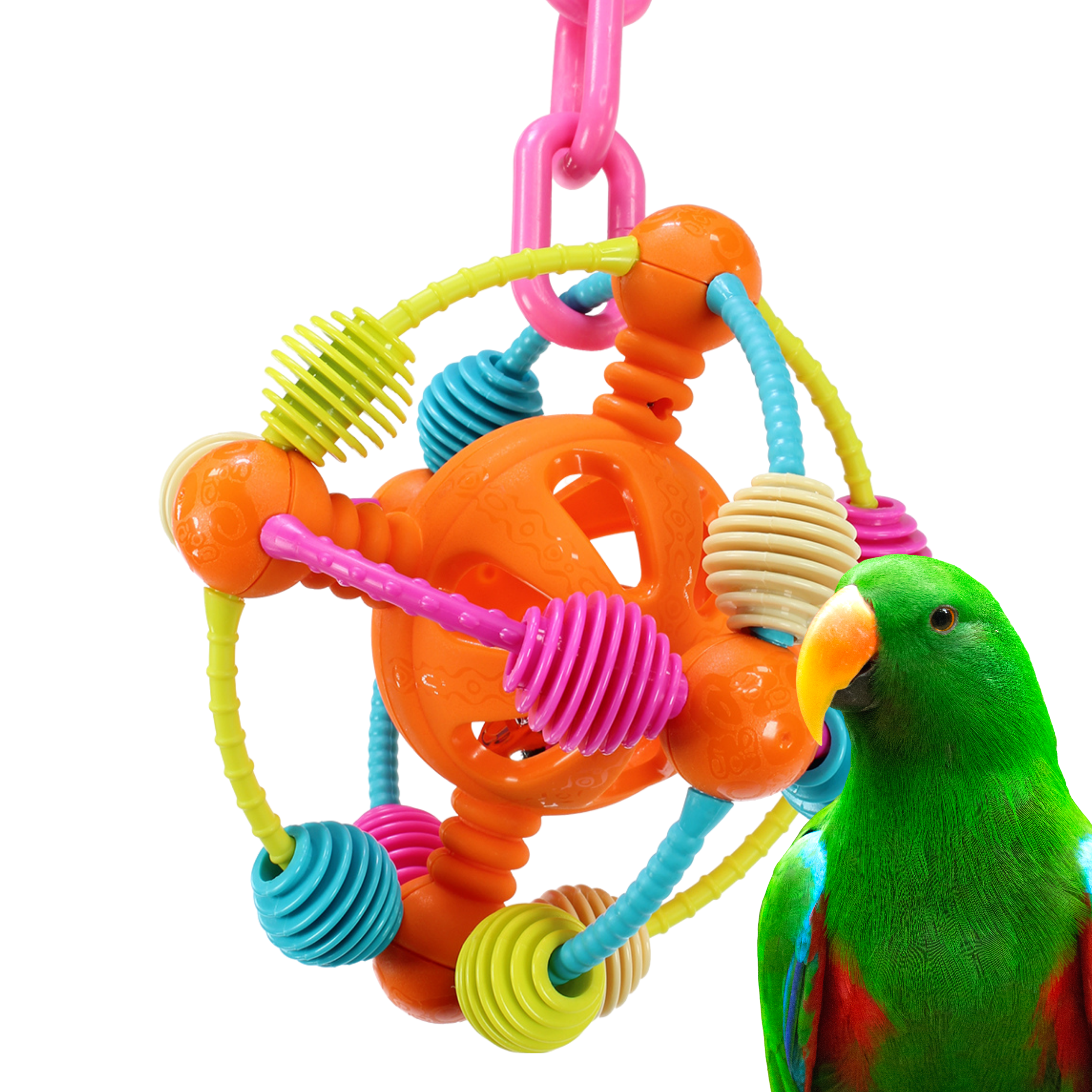 Bonka Bird Toys 2200 Huge Orbit Large Durable Plastic Bird Toy - Bonka Bird Toys