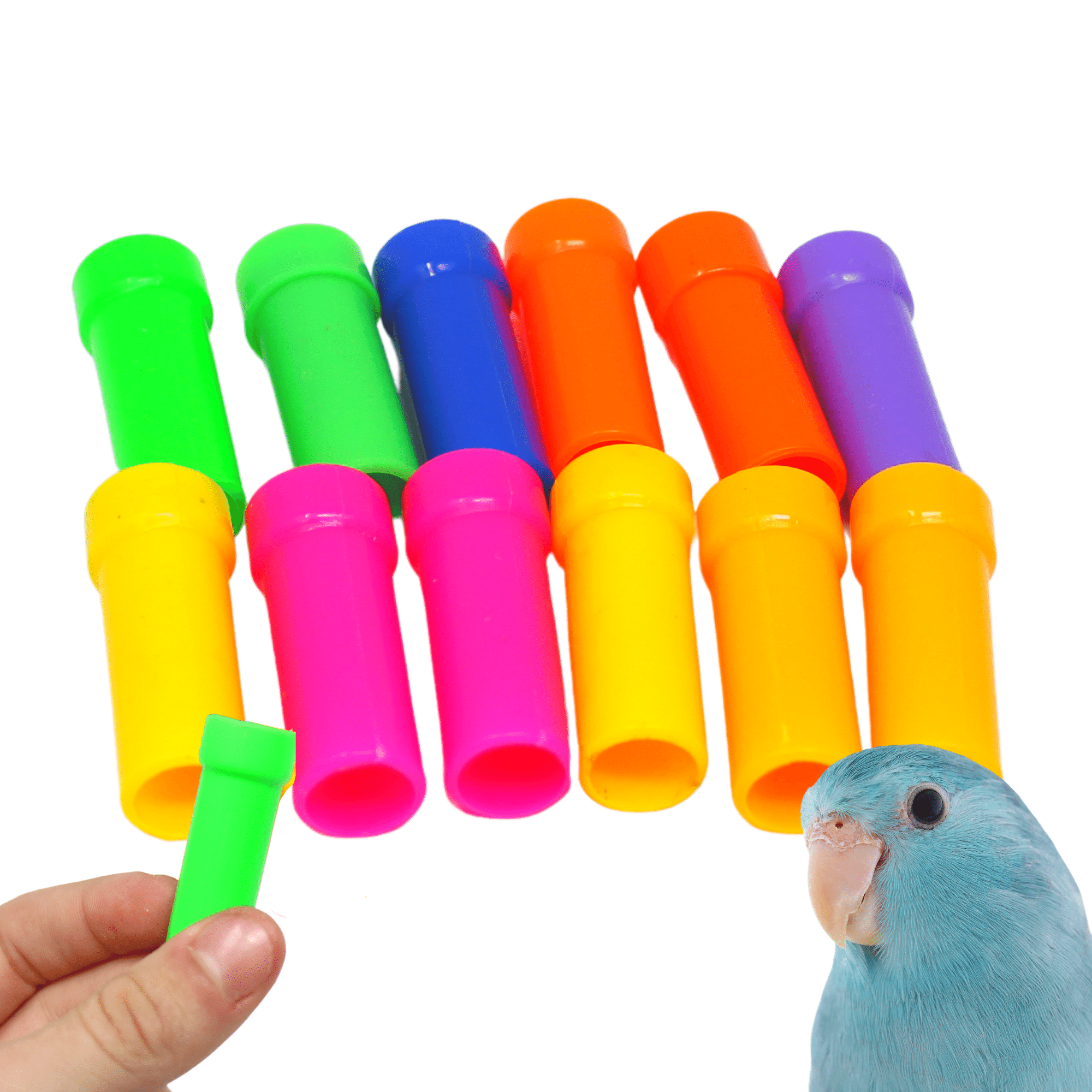 3801 Pk12 Plastic Tube - Bonka Bird Toys