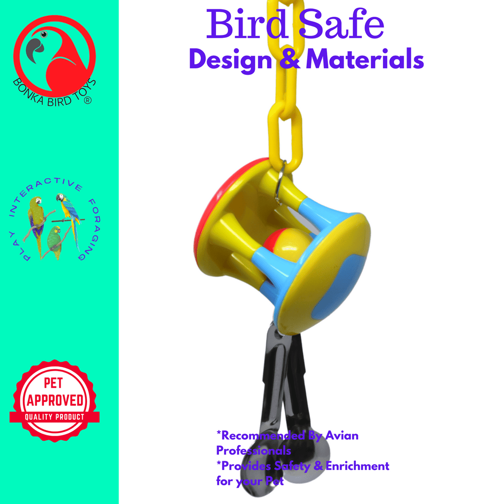 2475 Spoon Cage Ball - Bonka Bird Toys