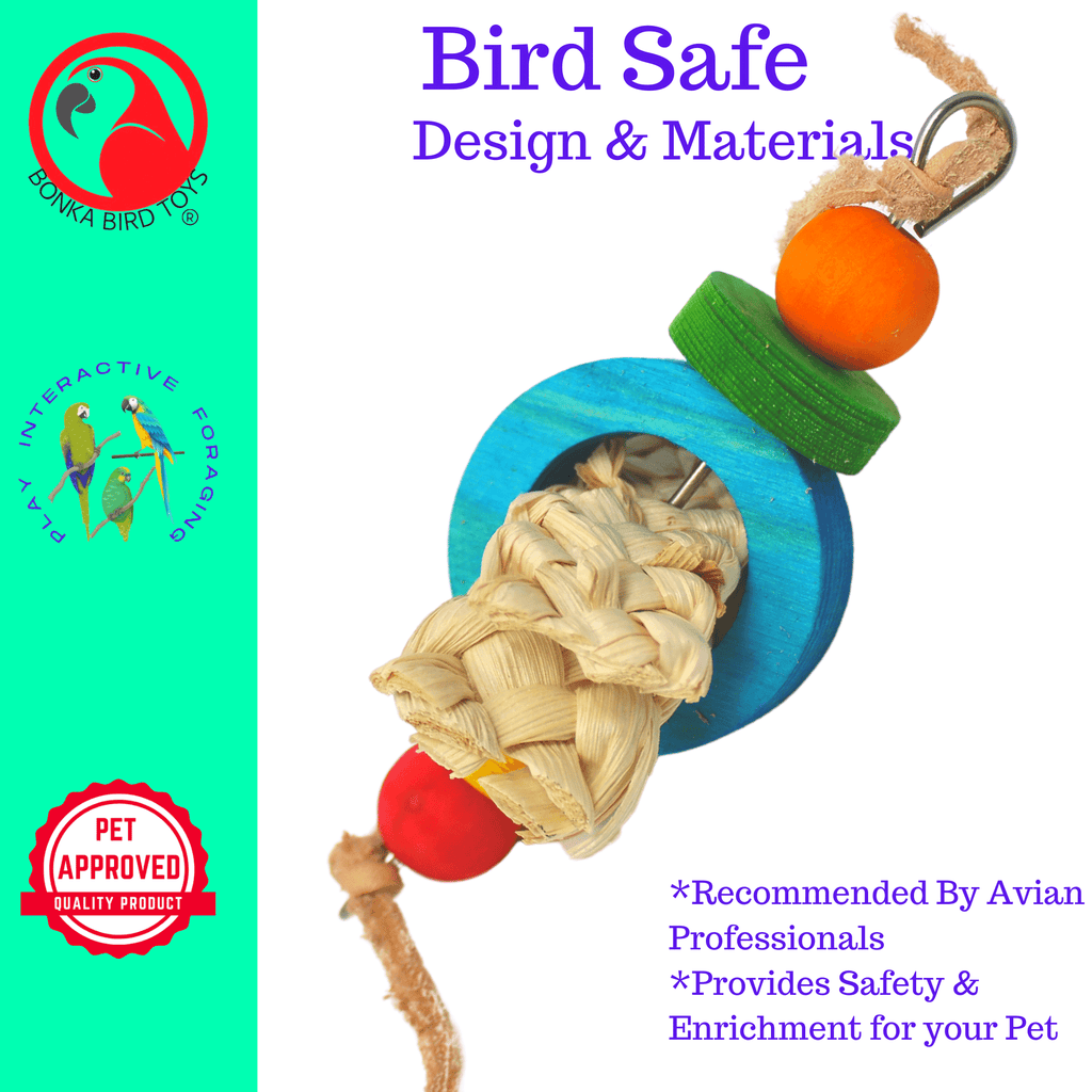 2854 Bagel Wheel - Bonka Bird Toys