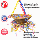 1615 Shred Basket Swing - Bonka Bird Toys