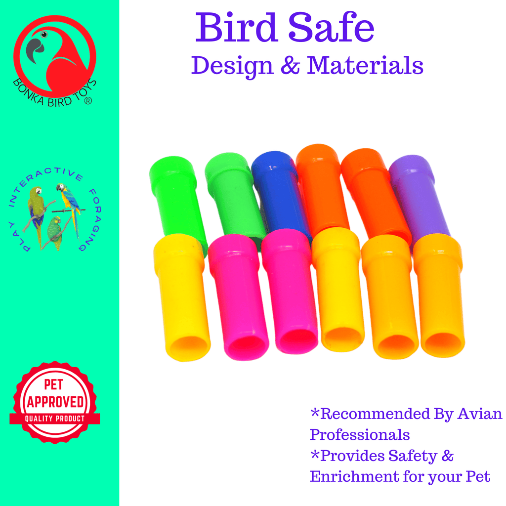 3801 Pk12 Plastic Tube - Bonka Bird Toys