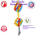 Bonka Bird Toys Spoon Abacus Medium Large Counting Cage Toy (2 Styles) - Bonka Bird Toys