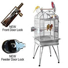 Kings Cages SLT4 2424  Medium Triple Top Bird Cage 24X24X64