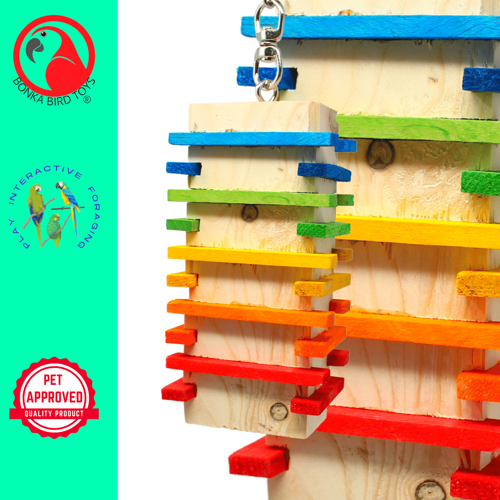 2409 Block Step - Bonka Bird Toys