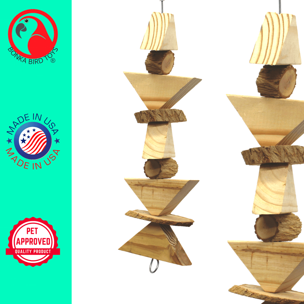 2384 Natural Chunky V Tower - Bonka Bird Toys