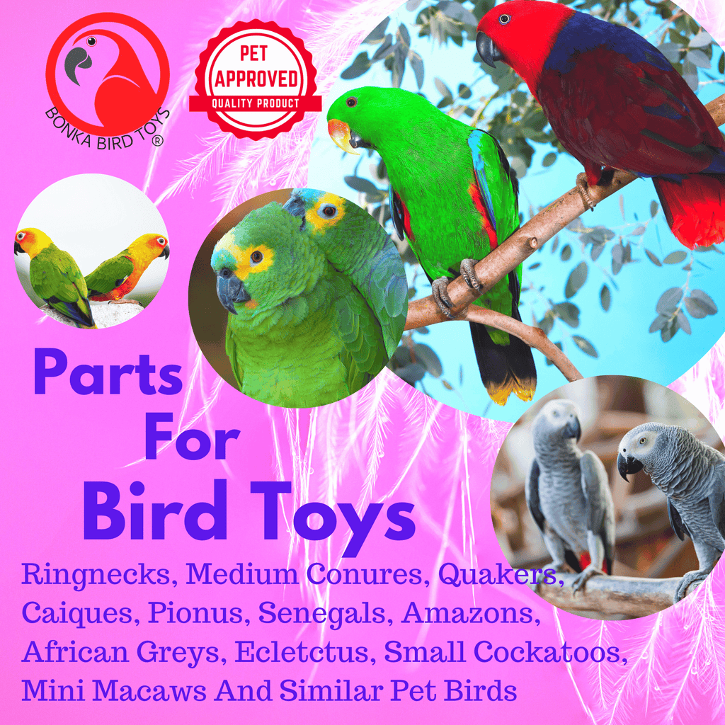 2453 Pk3 Mini Colored Vine Hearts - Bonka Bird Toys