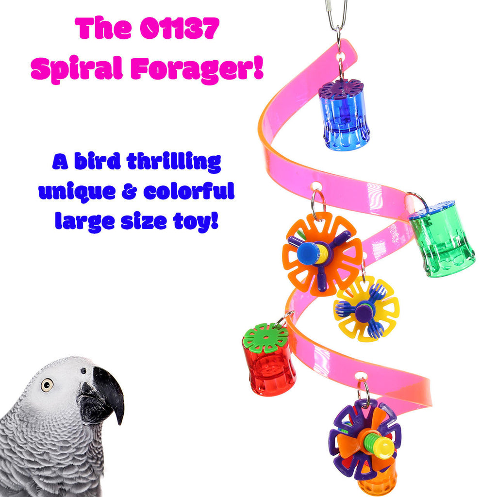 01137 Spiral Forager - Bonka Bird Toys