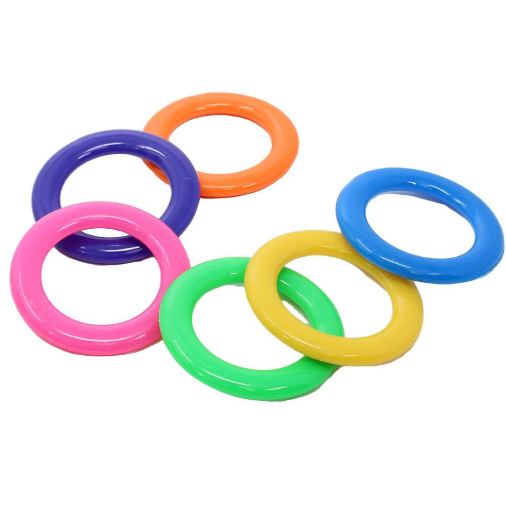 Plastic Rings 2 Inch Set of 100 Bird Toy Part, Sugar Glider Toy