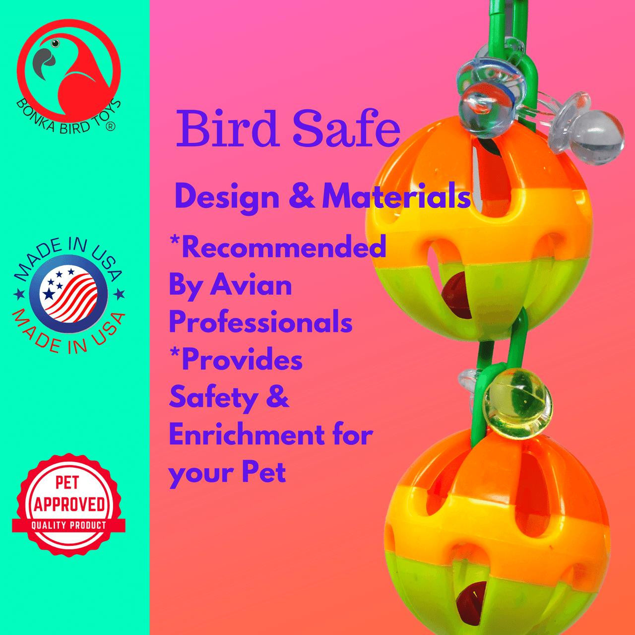 1203 Duo Ball - Bonka Bird Toys