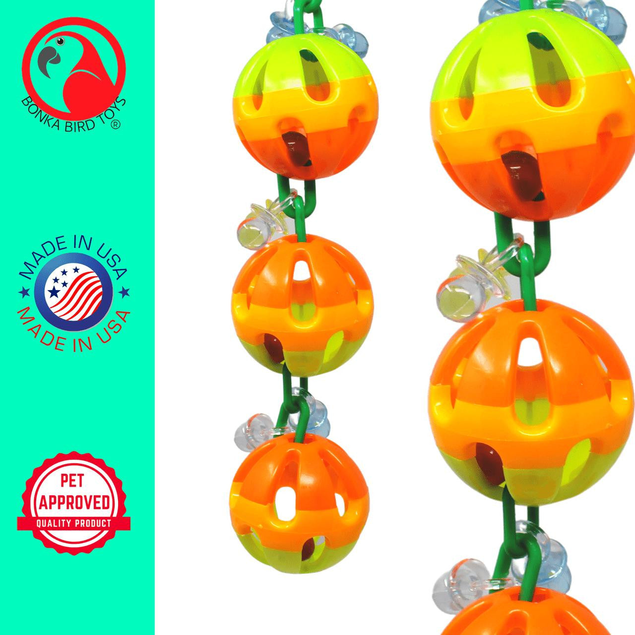 1204 Tri Ball - Bonka Bird Toys