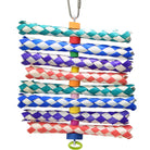 The 1243 Foamy Delight from Bonka Bird Toys is a shreddable and super bird appealing medium sized bird toy! This excellent bird toy has lots of bamboo finger traps.