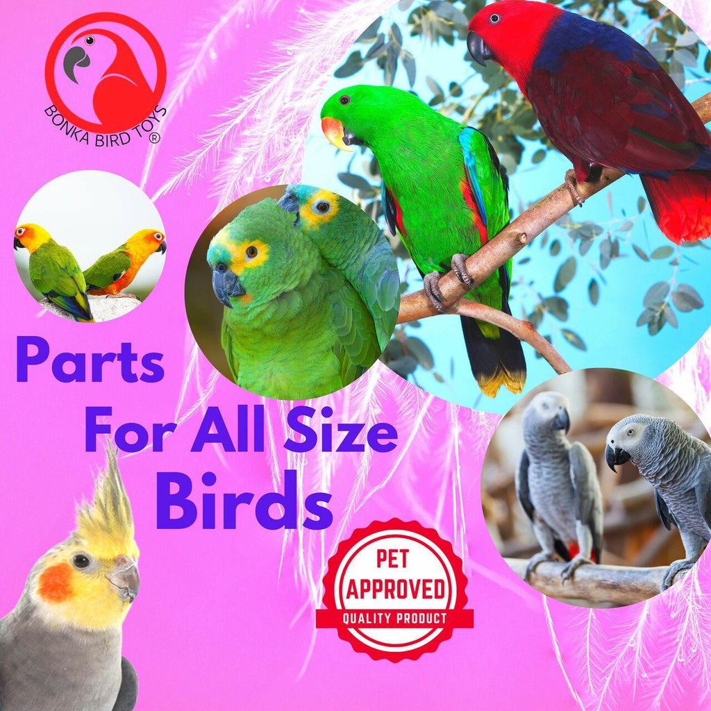 1256 Pk3 Mini Palm Leaf Boxes - Bonka Bird Toys