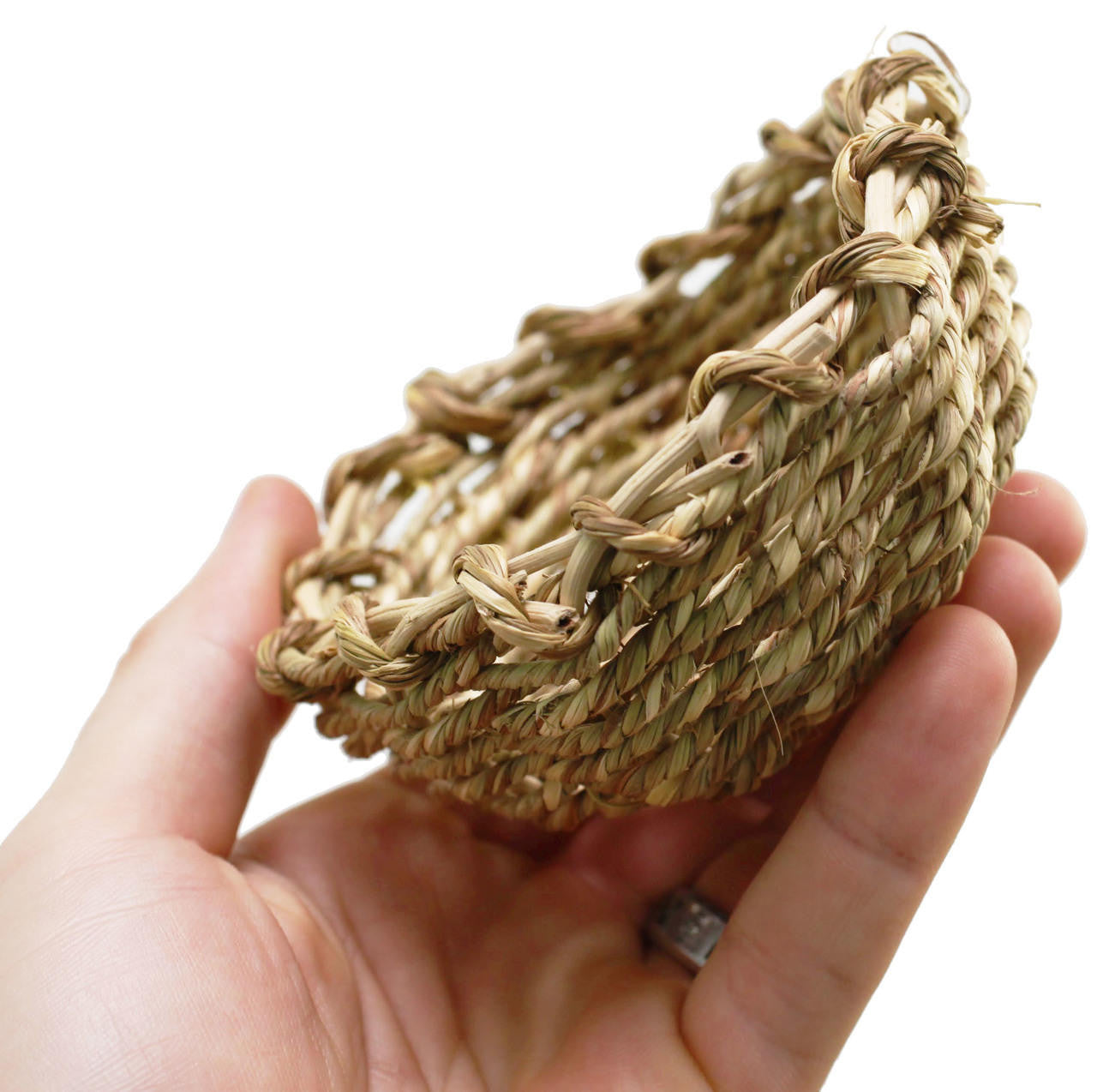 1262 Natural Grass Bowl - Bonka Bird Toys