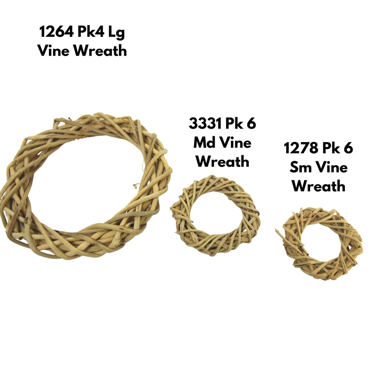 The 1264 Pk4 Large Vine Wreaths from Bonka Bird Toys are useful natural foot toys that your feathered friend will love to play with. Natural foot toys like these are essential for any pet bird's cage or aviary.