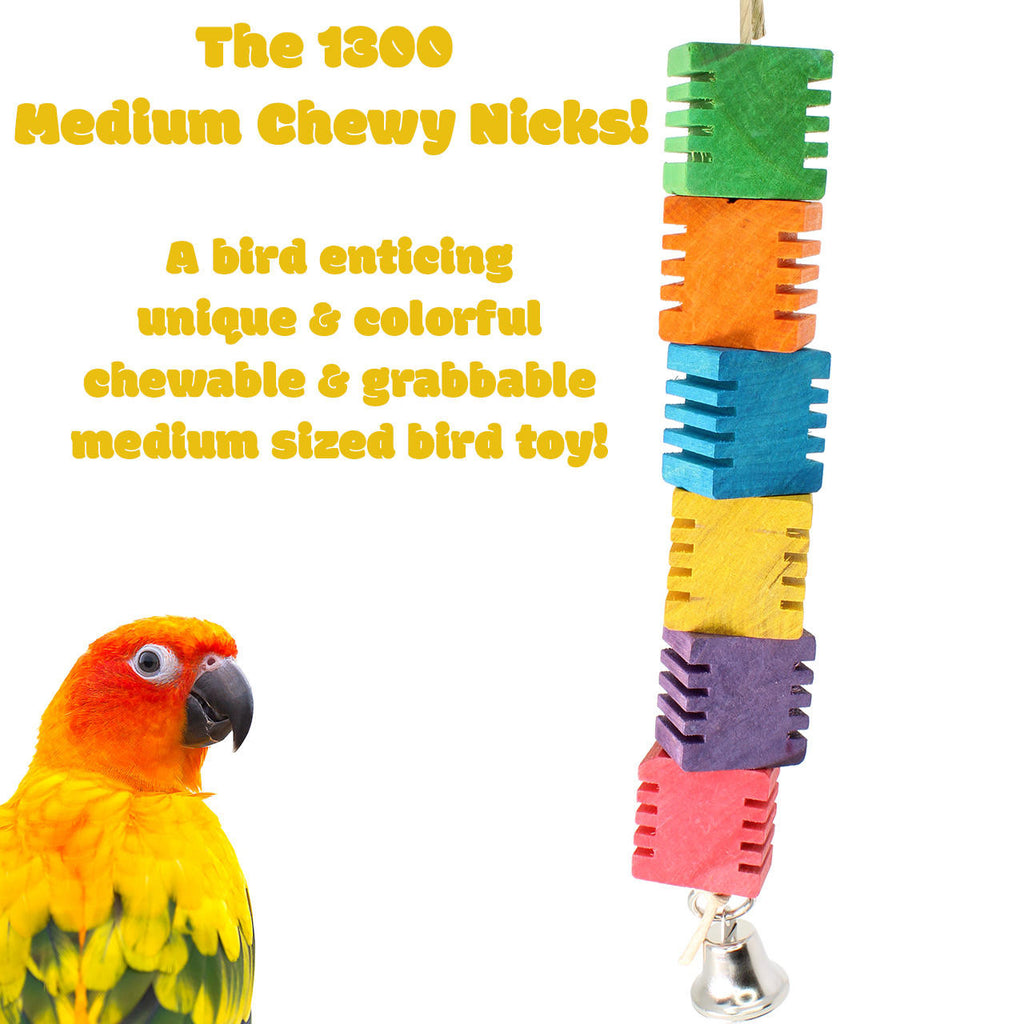 1300 Medium Chewy Nicks - Bonka Bird Toys