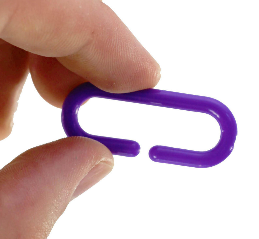 Plastic C Clips Hooks Chain Links - Bonka Bird Toys