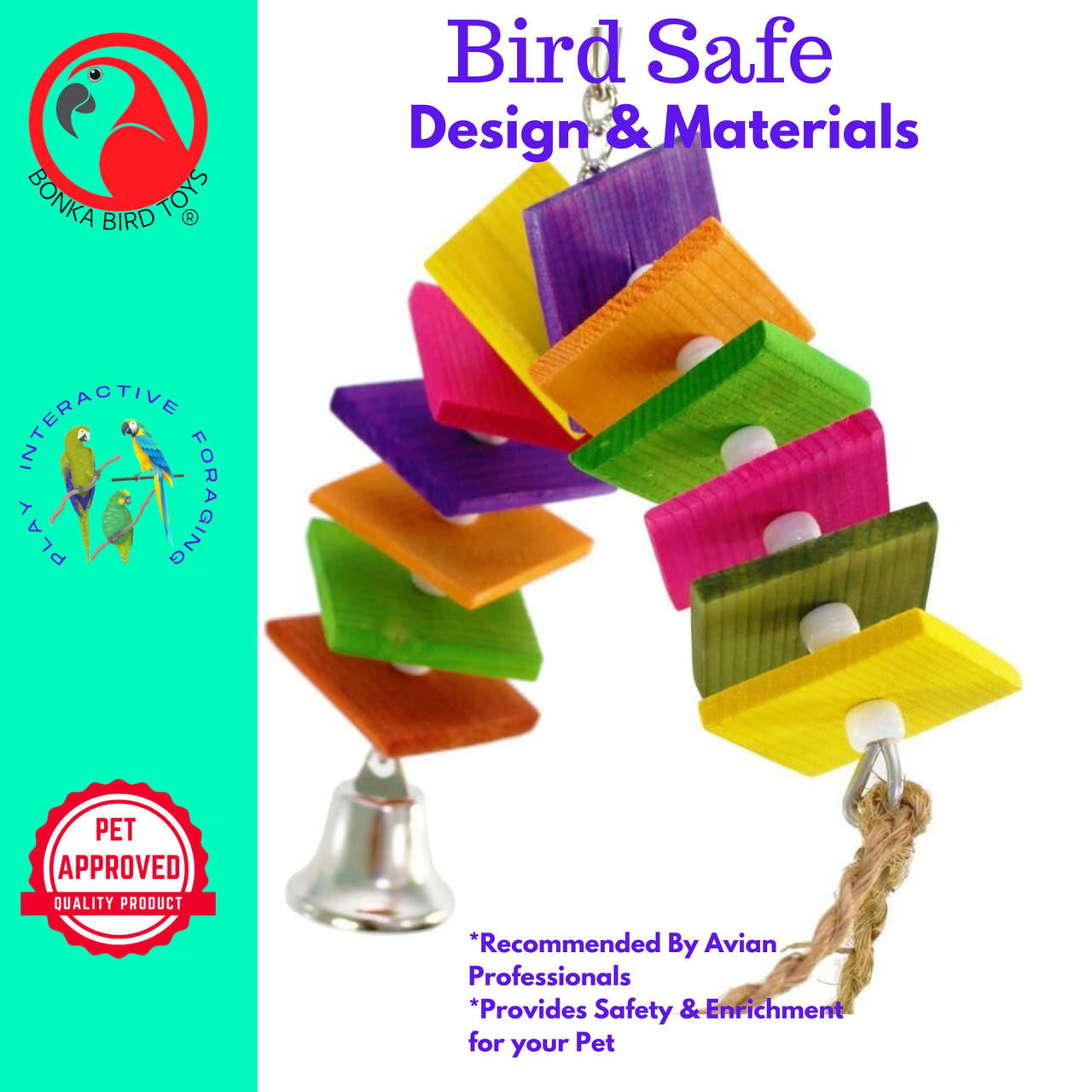 1318 V Step - Bonka Bird Toys