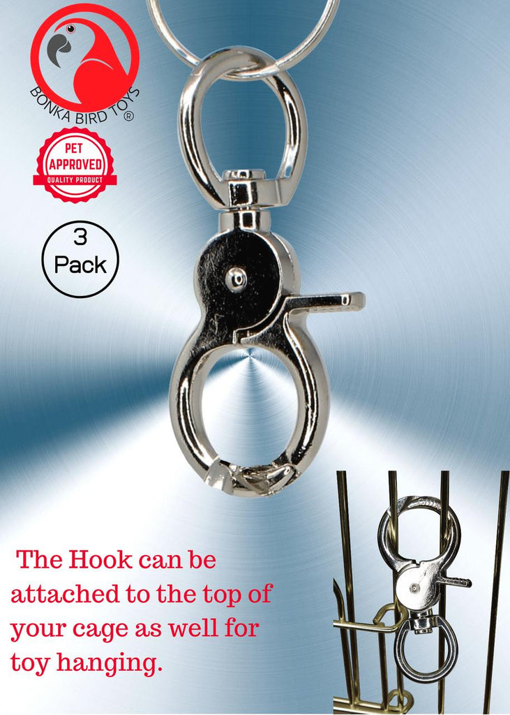 Bonka Bird Toys 1321 Ring Claw Cage Door Lock