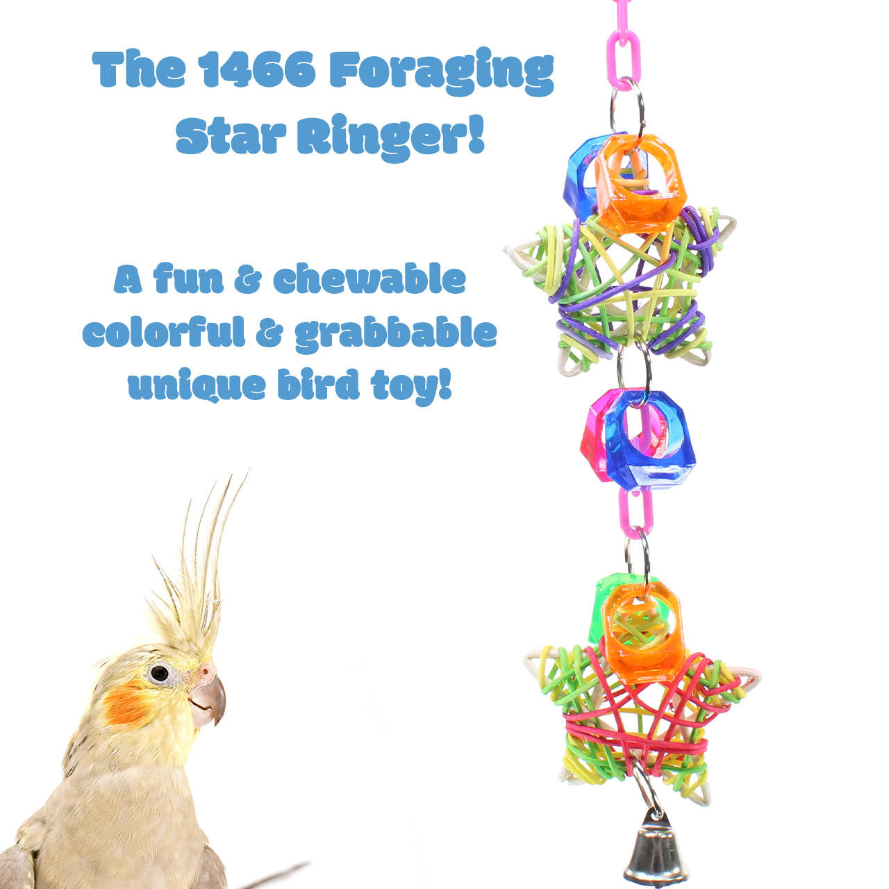 1466 Foraging Star Ringer - Bonka Bird Toys