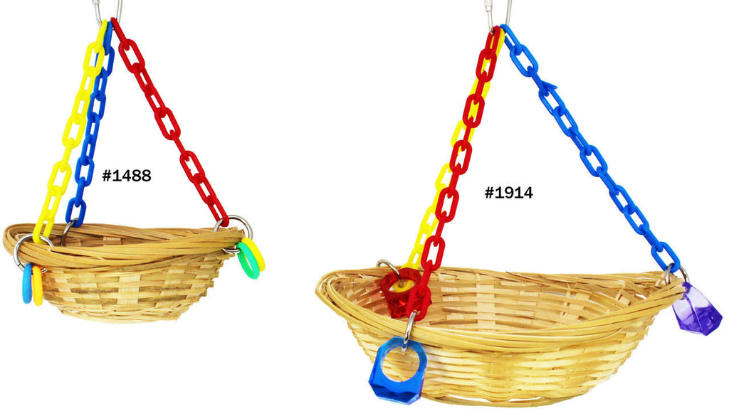 1488 Small Basket Swing - Bonka Bird Toys