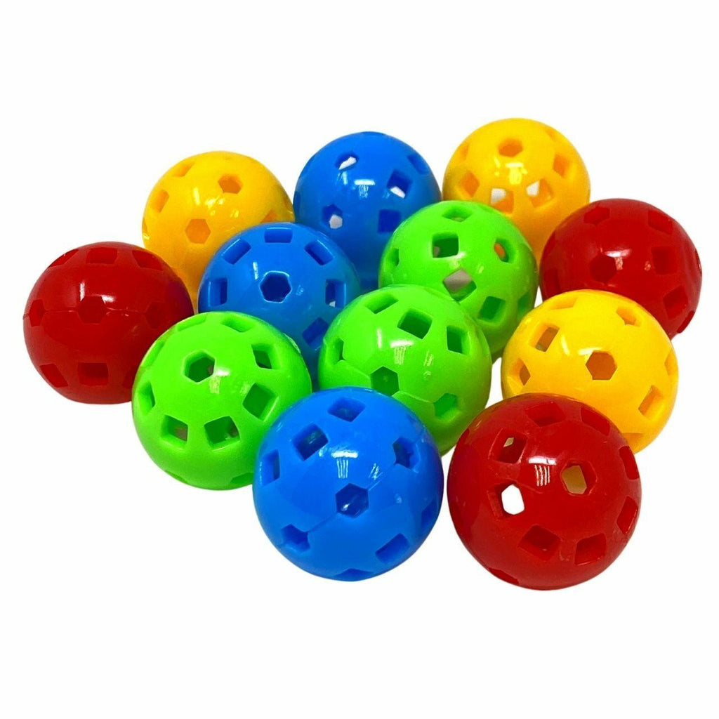1492 PK.12 Mini Hard Plastic Balls - Bonka Bird Toys