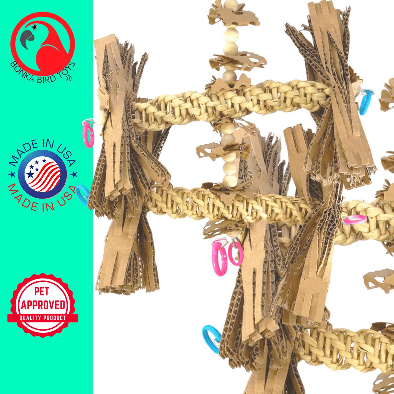 1557 Duo Natural Helix - Bonka Bird Toys